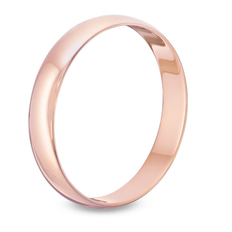 Previously Owned - Men's 4.0mm Wedding Band in 10K Rose Gold