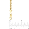 Thumbnail Image 2 of Previously Owned - 025 Gauge Rope Chain Necklace in 14K Gold - 24"