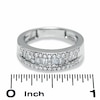 Thumbnail Image 2 of Previously Owned - 3/4 CT. T.W. Baguette and Round Channel Diamond Band in 14K White Gold