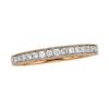 Thumbnail Image 0 of Previously Owned - 1/4 CT. T.W. Diamond Anniversary Band in 14K Rose Gold (I/I2)