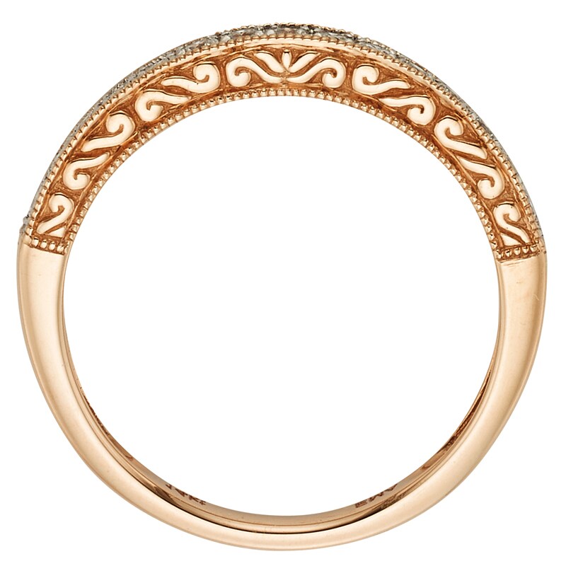 Previously Owned - 1/4 CT. T.W. Diamond Anniversary Band in 14K Rose Gold (I/I2)