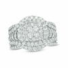 Thumbnail Image 1 of Previously Owned - 2 CT. T.W. Composite Diamond Layered Frame Ring in 10K White Gold