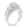 Thumbnail Image 2 of Previously Owned - 1 CT. T.W. Composite Diamond Collared Frame Ring in 10K White Gold