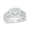 Thumbnail Image 0 of Previously Owned - 1 CT. T.W. Diamond Frame Multi-Row Engagement Ring in 10K White Gold