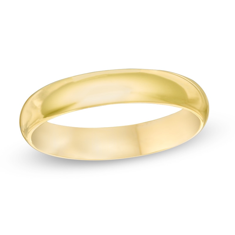 Previously Owned - Men's 4.0mm Comfort-Fit Wedding Band in 10K Gold