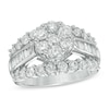 Thumbnail Image 1 of Previously Owned - 3 CT. T.W. Composite Diamond Engagement Ring in 14K White Gold