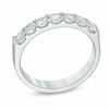 Previously Owned - 3/4 CT. T.W. Diamond Seven Stone Anniversary Band in 14K White Gold (I/SI2)