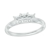 Thumbnail Image 3 of Previously Owned - 1 CT. T.W. Princess-Cut Diamond Past Present Future® Engagement Ring in 14K White Gold