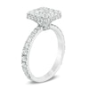 Thumbnail Image 2 of Previously Owned - YOU by Jean Dousset™ 2-1/5 CT. T.W. Princess-Cut Diamond Engagement Ring in 14K White Gold (I/SI2)
