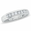 Thumbnail Image 1 of Previously Owned - 1/6 CT. T.W. Diamond Wedding Band in 10K White Gold