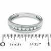 Thumbnail Image 3 of Previously Owned - 1/6 CT. T.W. Diamond Wedding Band in 10K White Gold