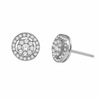 Previously Owned - 1/2 CT. T.W. Composite Diamond Frame Stud Earrings in 10K White Gold