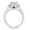 Thumbnail Image 2 of Previously Owned - Vera Wang Love Collection 1-1/5 CT. T.W. Quad Princess-Cut Diamond Engagement Ring in 14K White Gold
