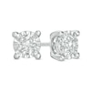 Thumbnail Image 1 of Previously Owned - 1/2 CT. T.W. Diamond Solitaire Stud Earrings in 10K White Gold
