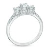 Thumbnail Image 2 of Previously Owned - 1 CT. T.W. Diamond Past Present Future® Ring in 14K White Gold