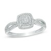 Thumbnail Image 1 of Previously Owned - 1/5 CT. T.W. Multi-Diamond Diamond Frame Promise Ring in 10K White Gold