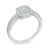 Thumbnail Image 2 of Previously Owned - 1/5 CT. T.W. Multi-Diamond Diamond Frame Promise Ring in 10K White Gold