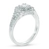 Thumbnail Image 2 of Previously Owned - 3/4 CT. T.W. Diamond Frame Engagement Ring in 10K White Gold