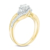 Thumbnail Image 1 of Previously Owned - 1 CT. T.W. Diamond Bypass Past Present Future® Engagement Ring in 14K Gold