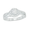 Thumbnail Image 1 of Previously Owned - 3/4 CT. T.W. Diamond Frame Engagement Ring in 14K White Gold