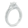 Thumbnail Image 2 of Previously Owned - 3/4 CT. T.W. Diamond Frame Engagement Ring in 14K White Gold