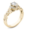 Thumbnail Image 1 of Previously Owned - 1/2 CT. T.W. Diamond Lattice Engagement Ring in 14K Gold