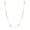 Thumbnail Image 0 of Previously Owned - Made in Italy Glitter Enamel Bar Station Necklace in 14K Gold