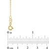 Thumbnail Image 1 of Previously Owned - Made in Italy Glitter Enamel Bar Station Necklace in 14K Gold