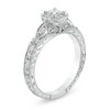 Thumbnail Image 2 of Previously Owned - 1/2 CT. T.W. Princess-Cut Diamond Frame Vintage-Style Engagement Ring in 10K White Gold