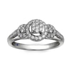 Thumbnail Image 1 of Previously Owned - Cherished Promise Collection™ 1/3 CT. T.W. Diamond Three Stone Frame Promise Ring in 10K White Gold