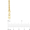 Thumbnail Image 2 of Previously Owned - 020 Gauge Rope Chain Necklace in 14K Gold - 22"