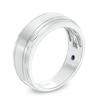 Thumbnail Image 2 of Previously Owned - Vera Wang Love Collection Men's 1/20 CT. T.W. Diamond Four Stone Wedding Band in 14K White Gold
