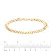 Thumbnail Image 3 of Previously Owned - Made in Italy Men's 6.8mm Cuban Link Chain Bracelet in 14K Gold - 8.5&quot;