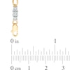 Thumbnail Image 3 of Previously Owned - 1/10 CT. T.W. Diamond Three Stone Infinity Bracelet in 10K Gold - 7.25"