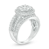 Thumbnail Image 2 of Previously Owned - 2 CT. T.W. Composite Diamond Frame Multi-Row Vintage-Style Engagement Ring in 10K White Gold