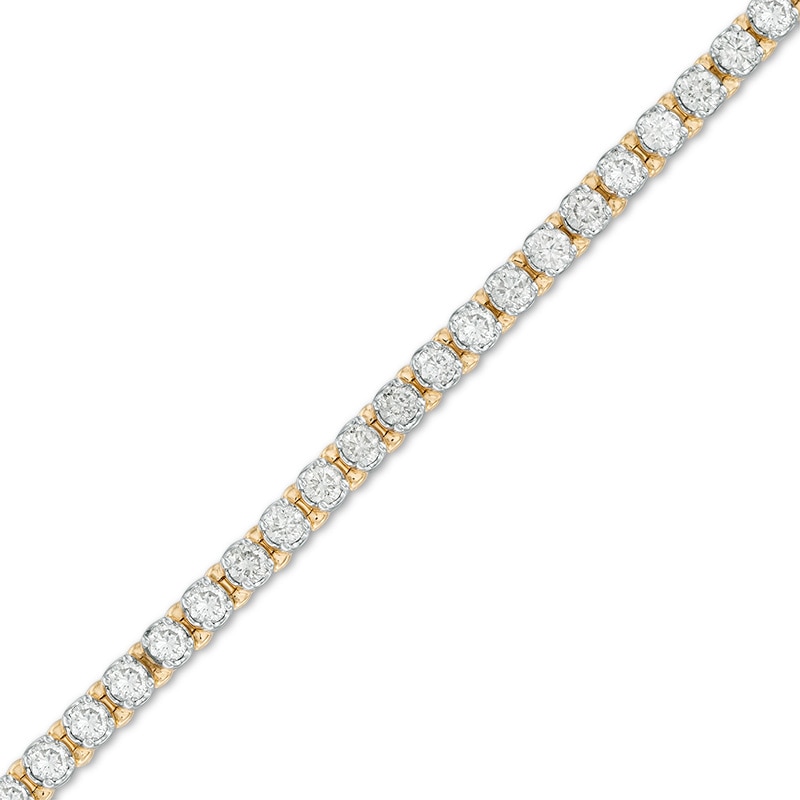 Main Image 1 of Previously Owned - 4 CT. T.W. Diamond Tennis Bracelet in 10K Gold