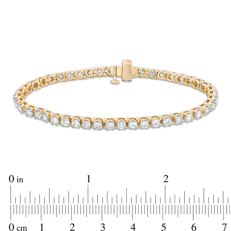 Previously Owned 4 CT. T.W. Diamond Tennis Bracelet in 10K Gold