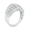 Thumbnail Image 1 of Previously Owned - 2 CT. T.W. Diamond Multi-Row Ring in 10K White Gold