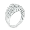 Thumbnail Image 2 of Previously Owned - 2 CT. T.W. Diamond Multi-Row Ring in 10K White Gold