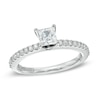 Thumbnail Image 0 of Previously Owned - Vera Wang Love Collection 5/8 CT. T.W. Princess-Cut Diamond Engagement Ring in 14K White Gold