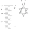 Thumbnail Image 2 of Previously Owned - 1/7 CT. T.W. Diamond Star of David Pendant in 10K White Gold