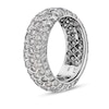 Thumbnail Image 1 of Previously Owned - 2-7/8 CT. T.W. Diamond Multi-Row Eternity Band in 14K White Gold