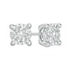 Thumbnail Image 0 of Previously Owned - 1/2 CT. T.W. Diamond Solitaire Stud Earrings in 10K White Gold