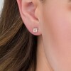 Thumbnail Image 2 of Previously Owned - 1/2 CT. T.W. Diamond Solitaire Stud Earrings in 10K White Gold