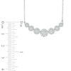 Thumbnail Image 2 of Previously Owned - 1 CT. T.W. Diamond Seven Stone Frame Necklace in 10K White Gold
