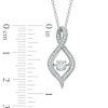 Thumbnail Image 1 of Previously Owned - 3/8 CT. T.W. Diamond Open Infinity Pendant in 10K White Gold
