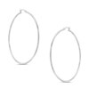 Thumbnail Image 1 of Previously Owned - 62mm Hoop Earrings in Sterling Silver