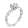 Thumbnail Image 2 of Previously Owned - Cherished Promise Collection™ 1/5 CT. T.W. Quad Princess-Cut Diamond Promise Ring in 10K White Gold