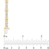 Thumbnail Image 2 of Previously Owned - 1 CT. T.W. Diamond "X" Bracelet in 10K Gold