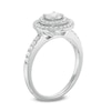 Thumbnail Image 2 of Previously Owned - 1/2 CT. T.W. Diamond Double Frame Engagement Ring in 10K White Gold
